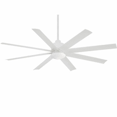 Minka Aire Slipstream LED - 65" Ceiling Fan - Flat White - F888L-WHF