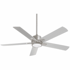 Minka Aire Stout - LED 54" Ceiling Fan - Brushed Nickel - F619L-BN