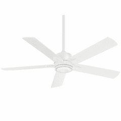 Minka Aire Stout - LED 54" Ceiling Fan - Flat White - F619L-WHF