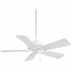 Minka Aire Supra - 44" Ceiling Fan - White - F563-WH