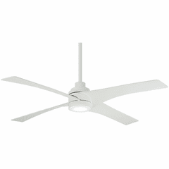 Minka Aire Swept - LED 56" Ceiling Fan - Flat White - F543L-WHF