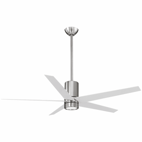 Minka Aire Symbio - LED 56" Ceiling Fan - Brushed Nickel/White - F828-BN/WH