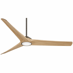 Minka Aire Timber - LED 84" Ceiling Fan - Heirloom Bronze/Maple - F847L-HBZ/MP