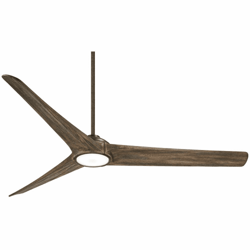 Minka Aire Timber - LED 84" Ceiling Fan - Heirloom Bronze/Aged Boardwalk - F847L-HBZ/AW