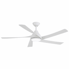 Minka Aire Transonic - 56" Ceiling Fan W/LED Light Kit - Flat White - F765L-WHF