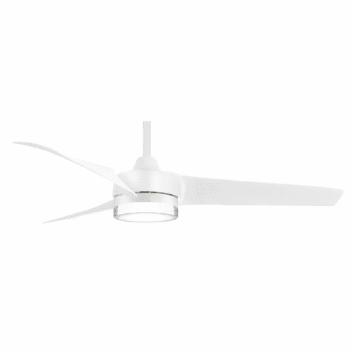 Minka Aire Veer - 56" LED Ceiling Fan - Flat White - F692L-WHF