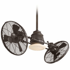 Minka Aire Vintage Gyro - LED 42" Ceiling Fan - Oil Rubbed Bronze - F802L-ORB Minka Aire Vintage Gyro - LED 42" Ceiling Fan - Oil Rubbed Bronze - F802L-ORB