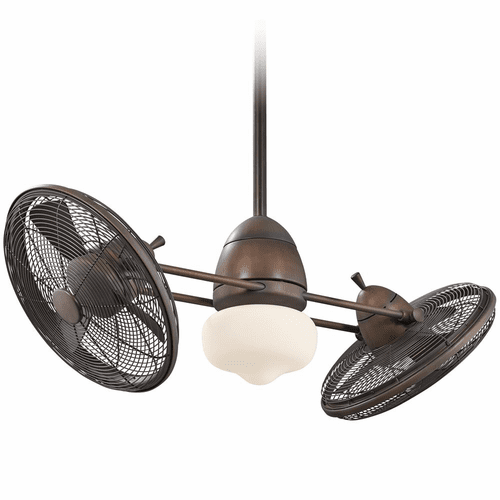Minka Aire Vintage Gryo LED 42" Ceiling Fan - Restoration Bronze - F602L-RRB
