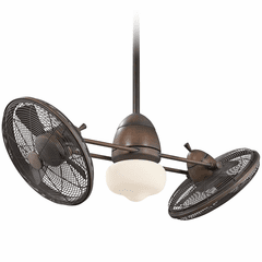 Minka Aire Vintage Gryo LED 42" Ceiling Fan - Restoration Bronze - F602L-RRB