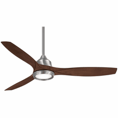 Minka Aire Skyhawk - LED 60" Ceiling Fan - Brushed Nickel - F749L-BN