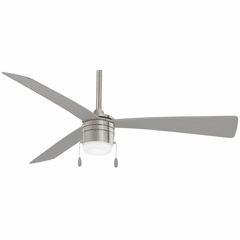 Minka Aire Vital - LED 44" Ceiling Fan - Brilliant Silver - F676L-BRS/SL