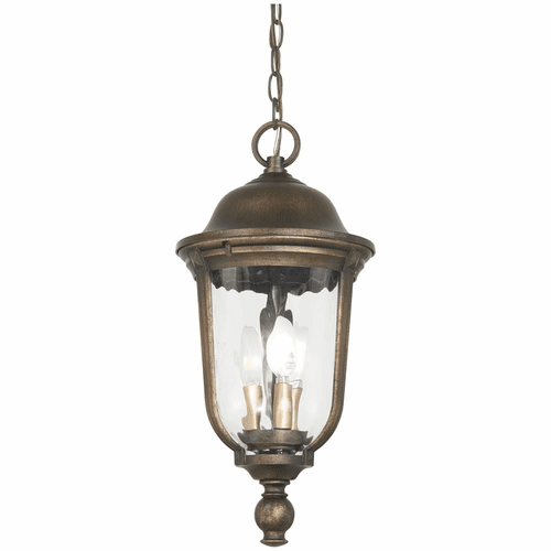 Minka Havenwood 3-LT Outdoor Chain Hung Light - Tauira Bronze/Silver - 73246-748
