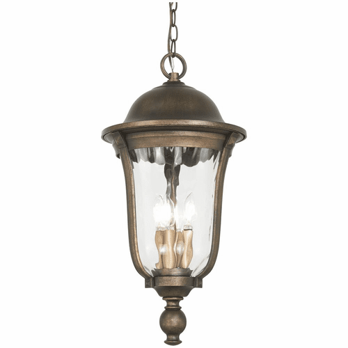 Minka Havenwood 4-LT Outdoor Chain Hung Light - Tauira Bronze/Silver - 73247-748