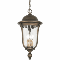 Minka Havenwood 4-LT Outdoor Chain Hung Light - Tauira Bronze/Silver - 73247-748