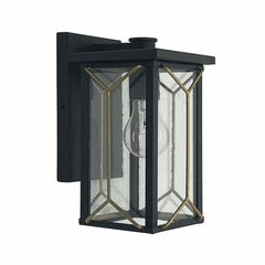 Minka Hillside Manor 1-LT Outdoor Wall Mount - Sand Coal/Gold - 72801-727