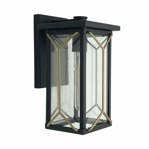 Minka Hillside Manor 1-LT Outdoor Wall Mount - Sand Coal/Gold - 72802-727