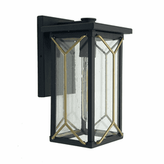 Minka Hillside Manor 1-LT Outdoor Wall Mount - Sand Coal/Gold - 72802-727