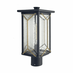 Minka Hillside Manor 1Light Outdoor Post Mount - Sand Coal/Gold - 72806-727 Minka Hillside Manor 1Light Outdoor Post Mount - Sand Coal/Gold - 72806-727