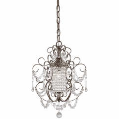 Minka Lavery 1-LT Mini Chandelier - Westport Silver - 3121-333