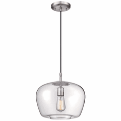 Minka Lavery 1-LT Mini Pendant - Brushed Nickel - 2260-84 Minka Lavery 1-LT Mini Pendant - Brushed Nickel - 2260-84