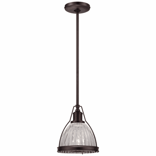 Minka Lavery 1-LT Mini Pendant - Dark Brushed Bronze (Plated) - 2242-267C