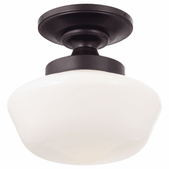 Minka Lavery 1-LT Semi Flush Mount - Brushed Bronze - 2255-576