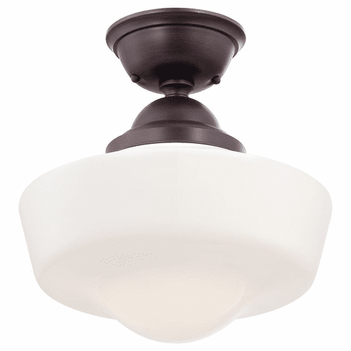 Minka Lavery 1-LT Semi Flush Mount - Brushed Bronze - 2257-576