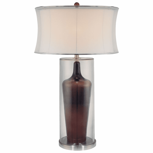 Minka Lavery 1-LT Table Lamp - Clear/Brown Inside - 10513-0