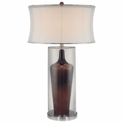 Minka Lavery 1-LT Table Lamp - Clear/Brown Inside - 10513-0