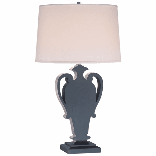 Minka Lavery 1-LT Table Lamp - Ocean Blue W/Silver Leaf Highlights - 12431-0
