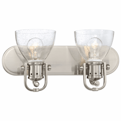 Minka Lavery 2-LT Bath Light - Brushed Nickel - 3412-84