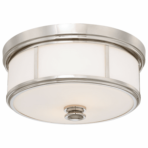 Minka Lavery 2-LT Flush Mount - Polished Nickel - 4365-613