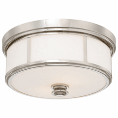 Minka Lavery 2-LT Flush Mount - Polished Nickel - 4365-613