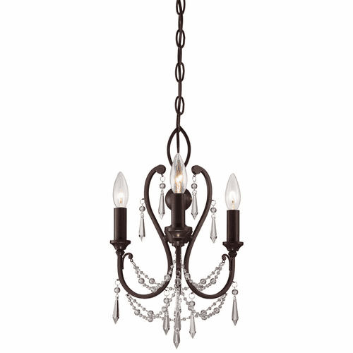 Minka Lavery 3-LT Mini Chandelier - Vintage Bronze - 3138-284