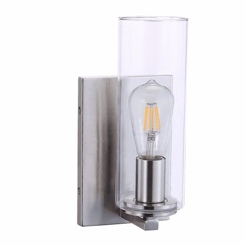 Minka Lavery Acacia 1-LT Bath Vanity Light - Brushed Nickel - 4041-84