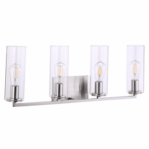 Minka Lavery Acacia 4-LT Bath Vanity Light - Brushed Nickel - 4044-84