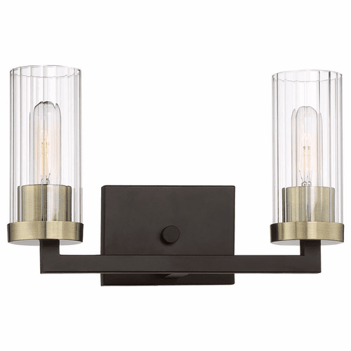 Minka Lavery Ainsley Court 2-LT Bath Light - Aged Kinston Bronze  - 3042-560