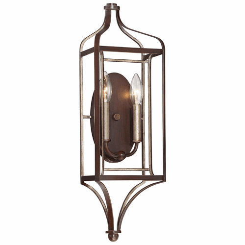 Minka Lavery Astrapia 2-LT Wall Sconce - Dark Rubbed Sienna  - 4342-593