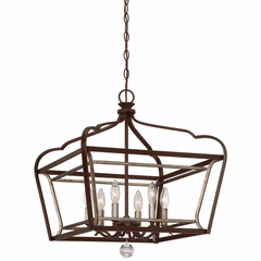 Minka Lavery Astrapia 6-LT Pendant - Dark Rubbed Sienna - 4348-593 Minka Lavery Astrapia 6-LT Pendant - Dark Rubbed Sienna - 4348-593