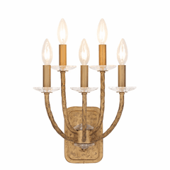 Minka Lavery Atella 5 Light Wall Sconce - Ashen Gold - 5285-788 Minka Lavery Atella 5 Light Wall Sconce - Ashen Gold - 5285-788