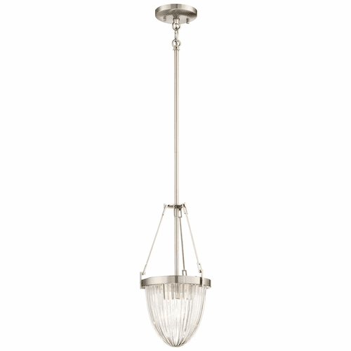 Minka Lavery Atrio 1-LT Pendant - Brushed Nickel - 2321-84