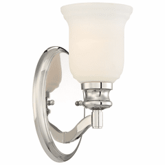 Minka Lavery Audrey's Point 1-LT Bath Light - Polished Nickel - 3291-613