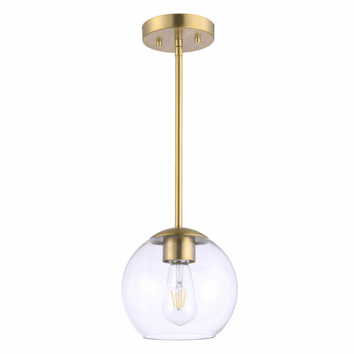 Minka Lavery Auresa 1-LT Pendant And Semi Flush Mount - Soft Brass - 2790-695