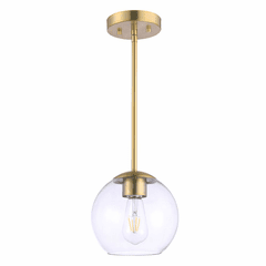 Minka Lavery Auresa 1-LT Pendant And Semi Flush Mount - Soft Brass - 2790-695 Minka Lavery Auresa 1-LT Pendant And Semi Flush Mount - Soft Brass - 2790-695