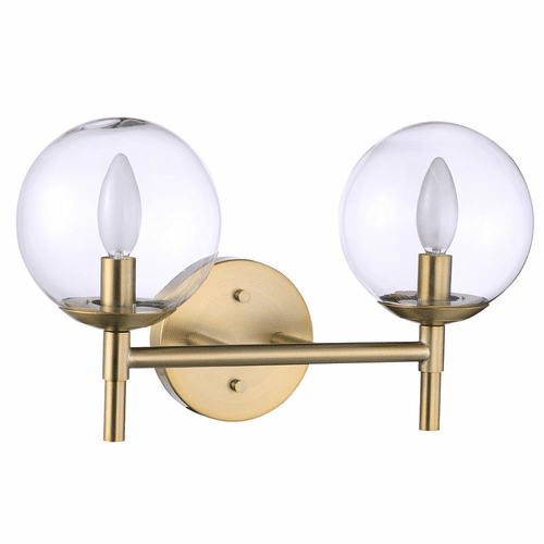Minka Lavery Auresa 2-LT Bath Vanity Light - Soft Brass - 2792-695