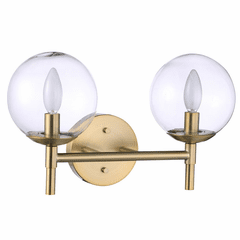 Minka Lavery Auresa 2-LT Bath Vanity Light - Soft Brass - 2792-695