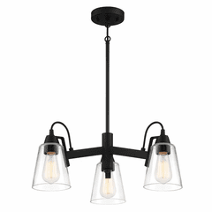 Minka Lavery Beckonridge 3-LT Chandelier - Coal - 3993-66A