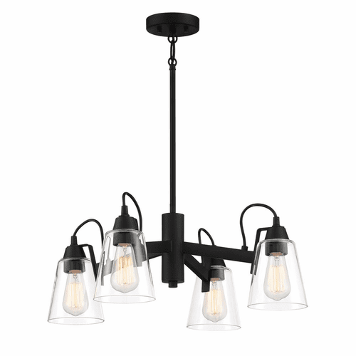 Minka Lavery Beckonridge 4-LT Chandelier - Coal - 3994-66A