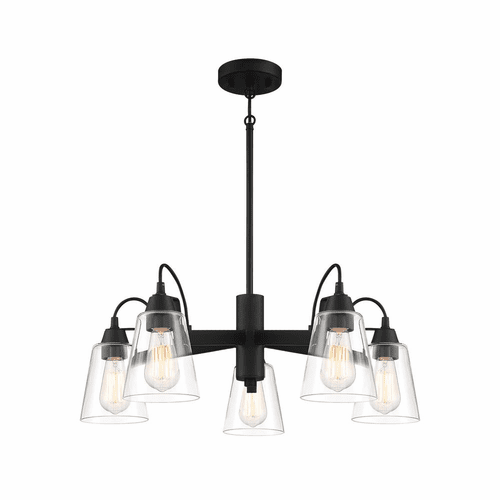 Minka Lavery Beckonridge 5-LT Chandelier - Coal - 3995-66A