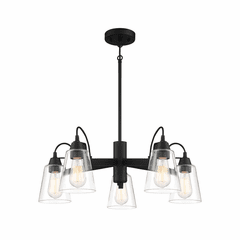 Minka Lavery Beckonridge 5-LT Chandelier - Coal - 3995-66A